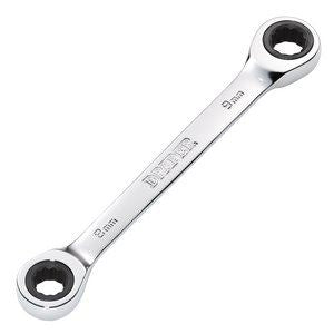Draper 8X9 RATCHET RING SPANNER 27735 27735 HI-TORQÂ® Metric Double Ratchet Ring Spanner