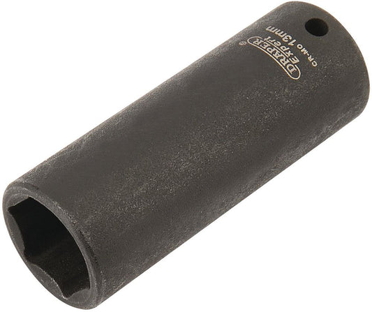 05191 Draper HI-TORQ 6 Point Deep Impact Socket, 1/4 Sq. Dr., 13mm 406D-MM 1/4 Impact Sockets Professional Trade DIY Workshop Garage Use