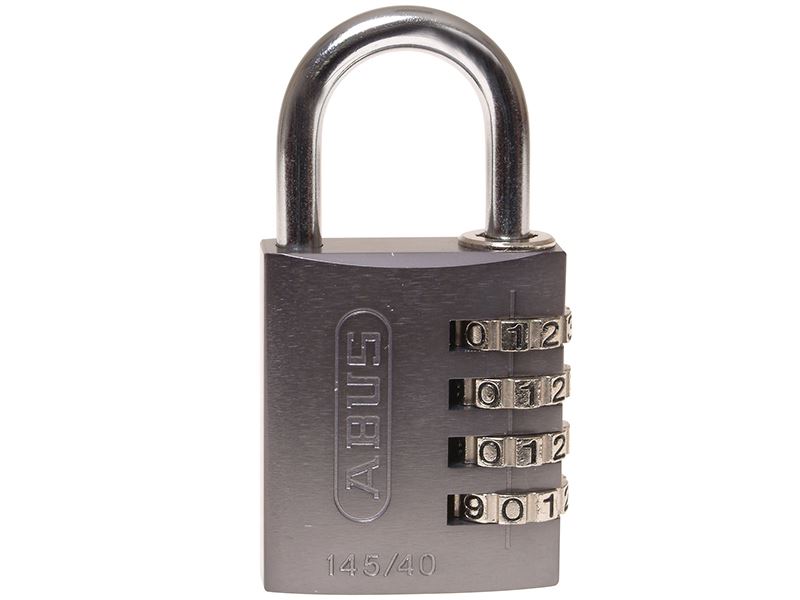 ABUS 49551 145/40 40mm Aluminium Combination Padlock Titanium 49551