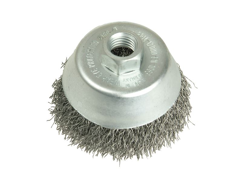 Lessmann 423.164 Cup Brush 75mm M10, 0.35 Steel Wire