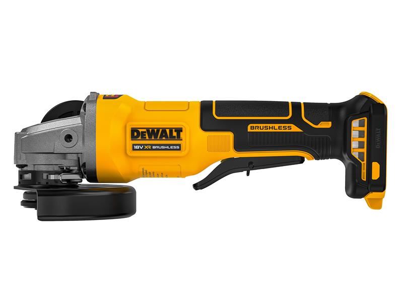 DeWalt Power Tools DCG408N XR Brushless Paddle Switch Angle Grinder 125mm 18V Bare Unit