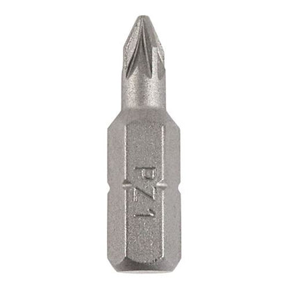 TIMCO Pozi Driver Bit - S2 Grey No.1 x 25 Grey Pack 10