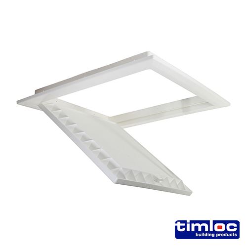 TIMCO Hinged Loft Access Door White 562 x 662 White Pack 1