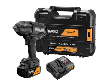 DeWalt McLaren 18V High Torque Impact Wrench 1/2in 1x5Ah Battery Kit