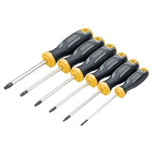Draper SET 5 - 6PC SET - TAMPER-RESIS Tamperproof Soft Grip Screwdriver Set (6 Piece)