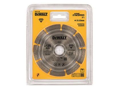 DeWalt Power Tools DT3711 Segmented Diamond Cutting Disc 125 x 22.23mm