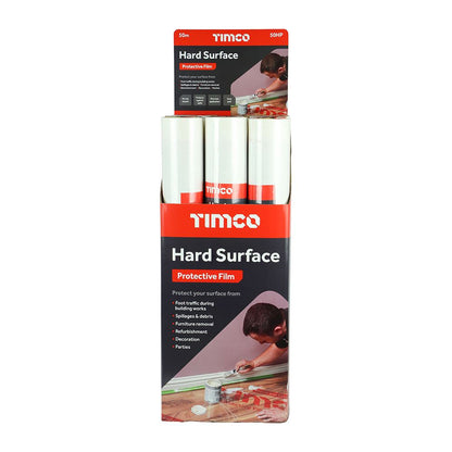TIMCO Hard Surface Protective Film 50m x 0.6m Pack 1