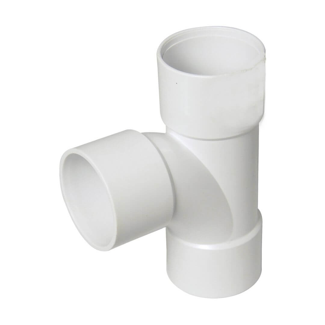 32MM WASTE - 1_" 87.5 � SWEPT TEE SOLVENT WHITE