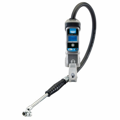 DRAPER 74839 - Digital Gauge Air Line Inflator with Twin Connectors