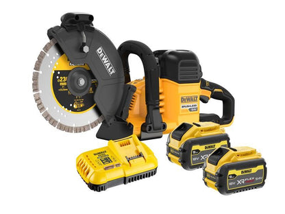 DeWalt 54V XR FlexVolt 230mm Cut Off Saw Brushless 2x9Ah DCS691X2