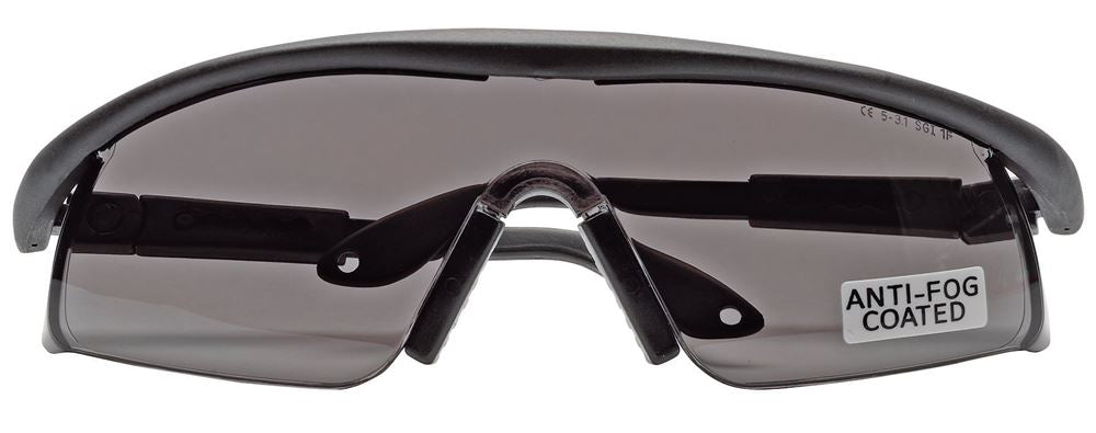 Draper SMOKED SAFETY SPECS SINGLE 02934 Smoked Anti-Mist Glasses