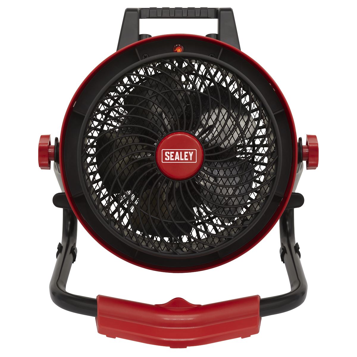 Sealey FH3000 Industrial Fan Heater 3000W/230V | 0-3000W, 230V ~ 50Hz, Thermostat, Tip-Over Switch | Portable industrial heater with two heat settings
