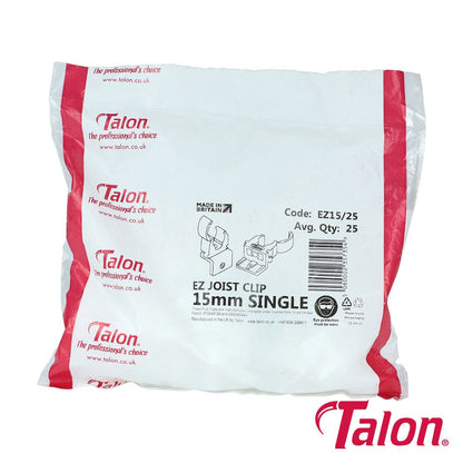 TIMCO EZ Joist Clip - White 15mm White Pack 20