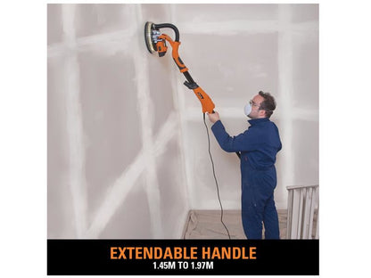 EVL R225DWS Telescopic Dry Wall Sander 710W 240V