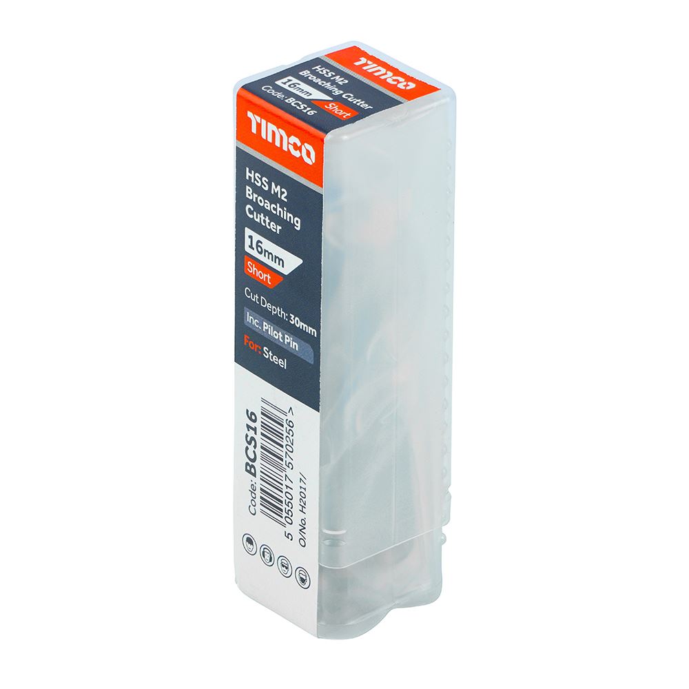 TIMCO Broaching Cutter HSS M2 Short 16 x 30 Pack 1
