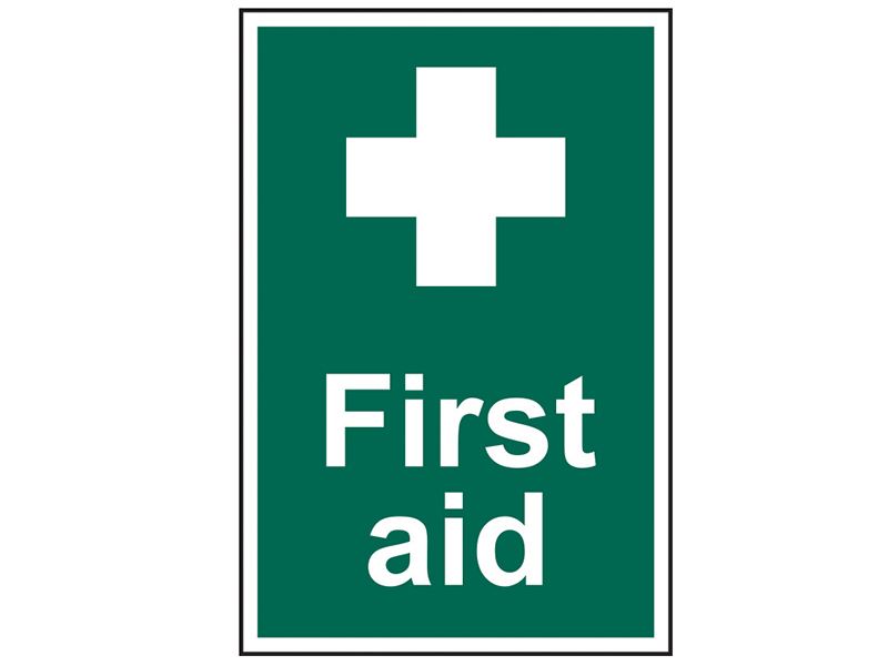 Scan SCA1550 First Aid - PVC 200 x 300mm |