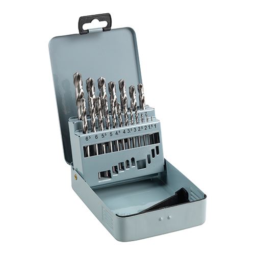 TIMCO HSS-G Bit Set 1-10mm M2 19pcs Pack 1