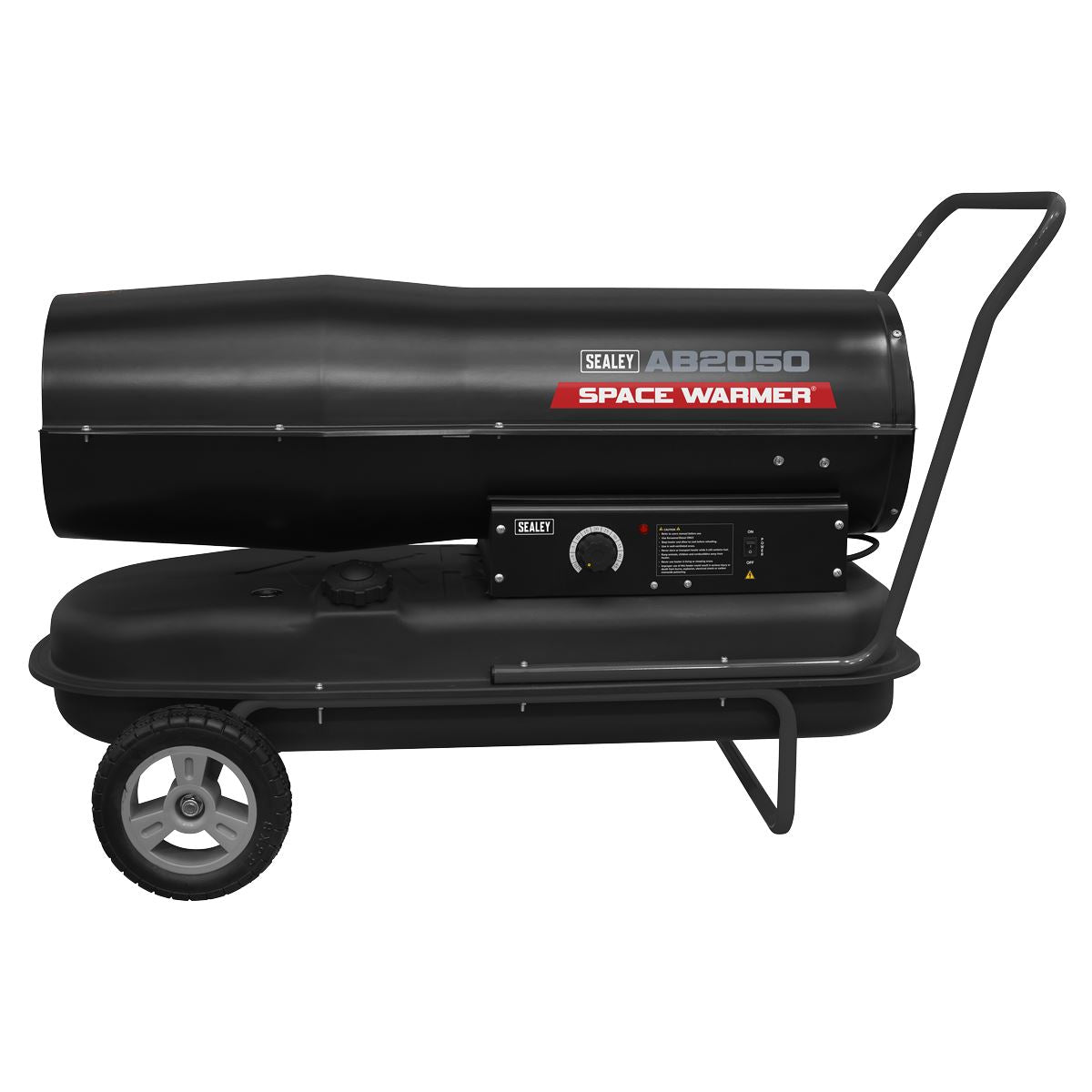Sealey AB2050 Space Warmer Kerosene/Diesel Heater with Wheels 205,000Btu/hr | 205,000Btu/hr(60kW), 230V~50Hz, Thermostat, Wheels