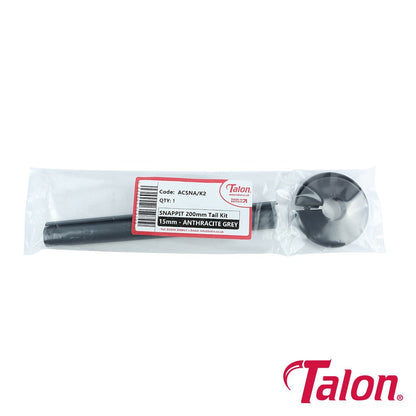 TIMCO Snappit Kit - Anthracite Grey 15mm x 200mm x 18mm Grey Pack 2