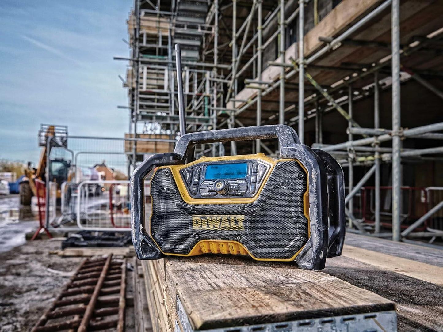 DEWALT XR Bluetooth Jobsite Radio 18V 240V Compact Bare Unit DCR029