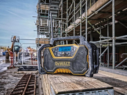 DEWALT XR Bluetooth Jobsite Radio 18V 240V Compact Bare Unit DCR029