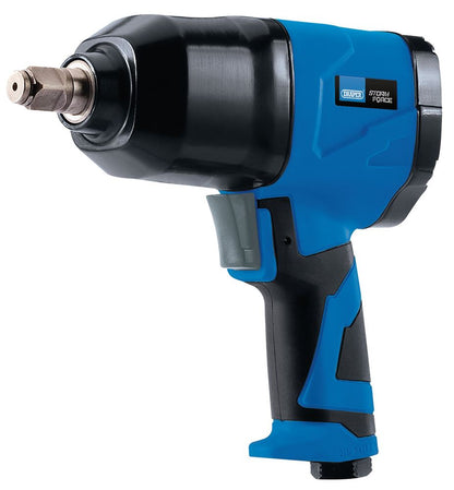 Draper S/FORCE 1/2 COMP. AIR WRENCH 65017 65017 Draper Storm ForceÂ® Air Impact Wrench with Composite Body, 1/2" Sq. Dr.