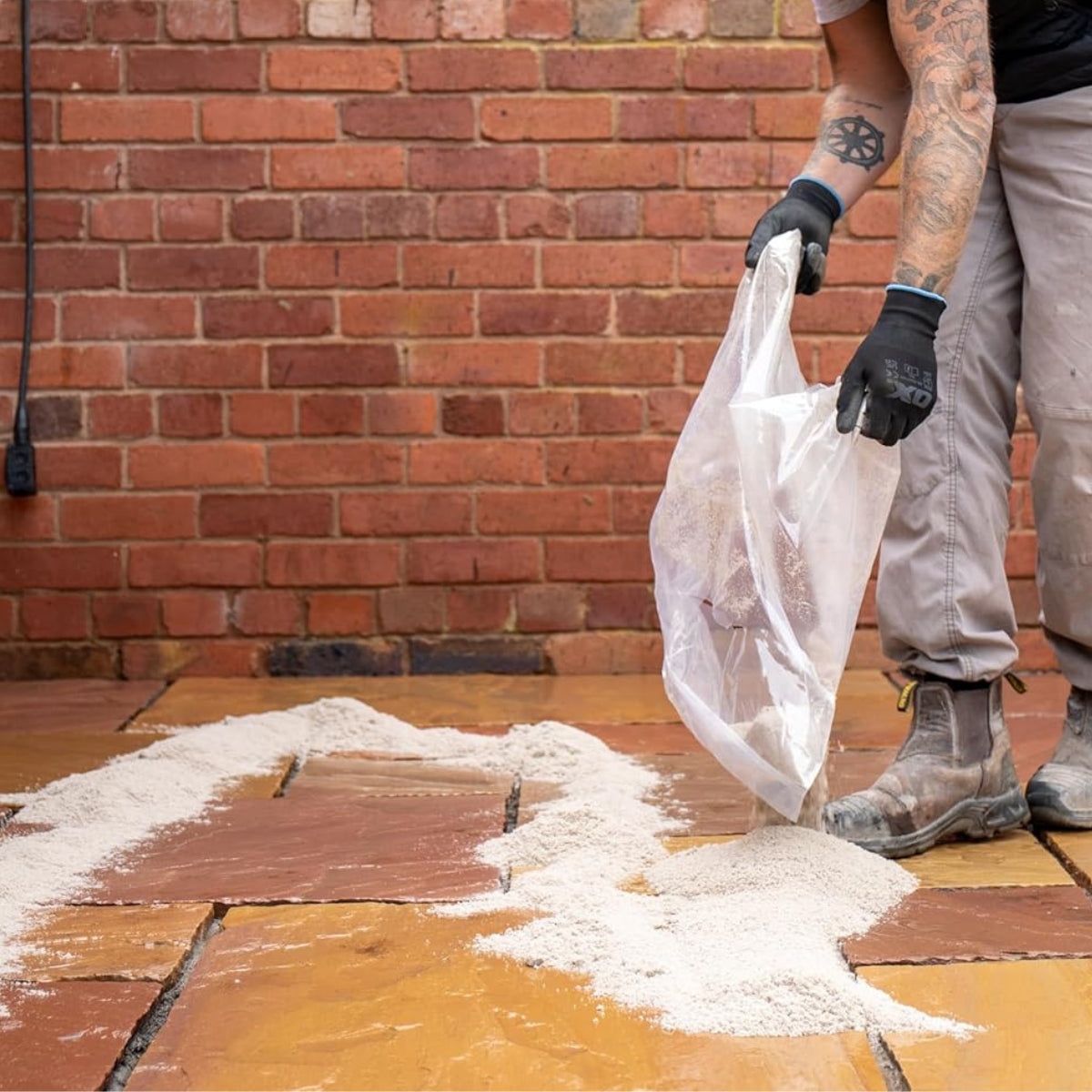 Bostik All Weather Jointing Compound – Patio Grout – Ready-to-use paving jointing solution for Patios, Driveways, Pathways, and other Landscaping projects – Weed & Erosion Resistant – 15kg