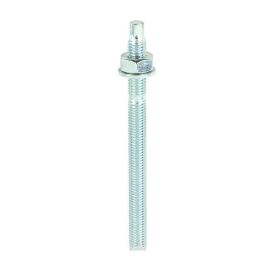 TIMCO Chemical Anchor Stud Zinc Silver M10 x 130 Pack 10.0