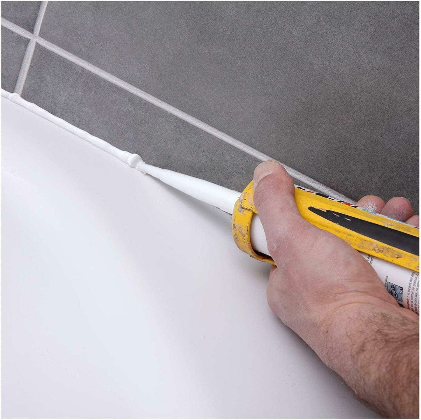 Bond It Multi-Mate All Colours 285ml Multi-Purpose Waterproof Mould Resistant Acetoxy Silicone Sealant for Kitchens Bathrooms