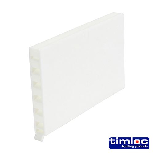 TIMCO Cavity Wall Weep Vent White 65 x 10 x 100 White Pack 50