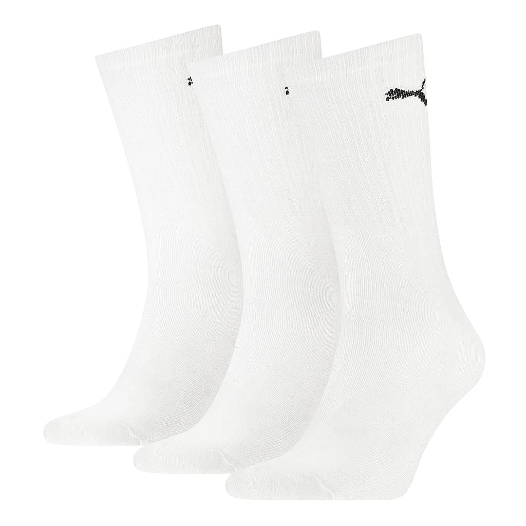 Puma Sport Lightweight Crew Sock (3 Pair) White 2.5-5