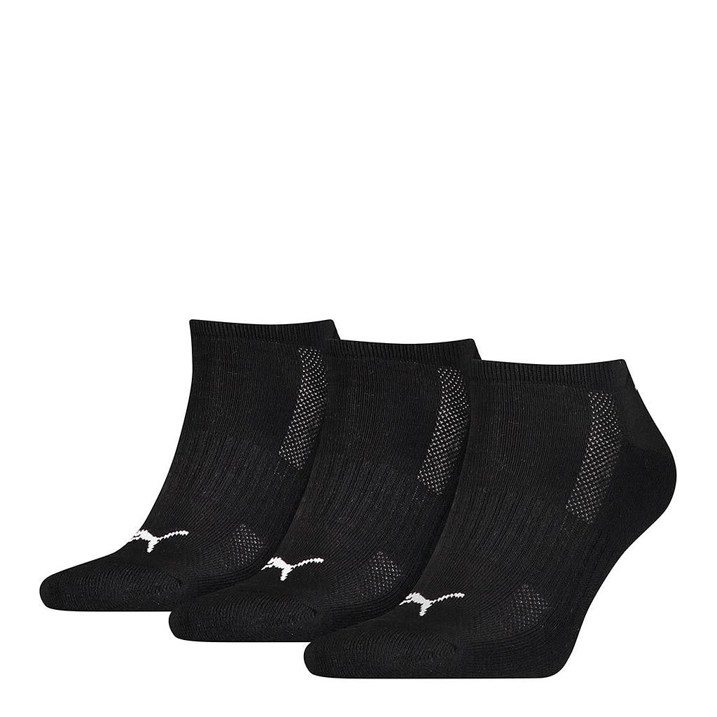Puma Cushioned Sneaker Sock Black/White 9-11