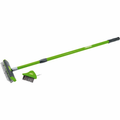 Draper TWIN HEAD TELE PAVING BRUSHSET 58683 Twin Head Telescopic Paving Brush Set