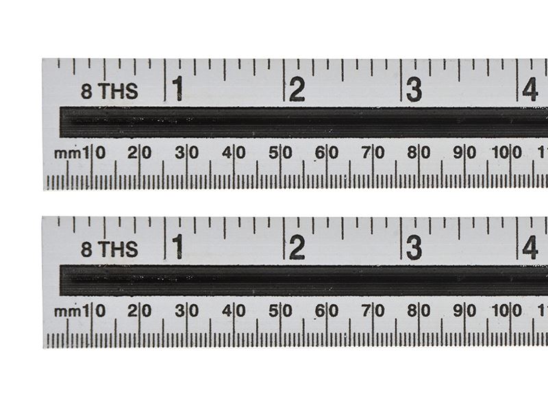 BlueSpotTools 33930 Aluminium Ruler 150mm (6in)