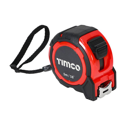 MOQ - TIMCO Tape Measure 5m/16ft x 25mm Pack 1