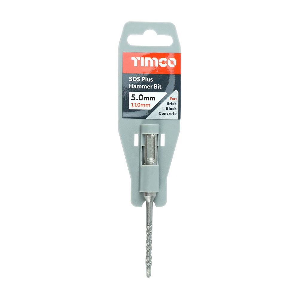 TIMCO SDS Plus Hammer Bit 5.0 x 110 Pack 1