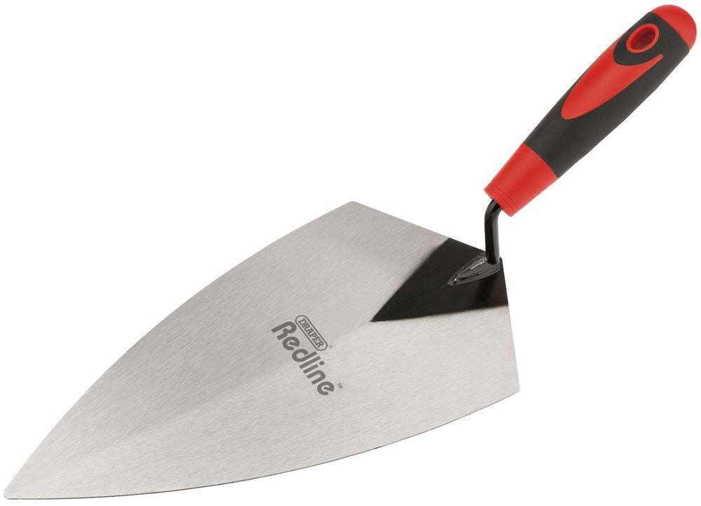 Draper S/G BRICK TROWEL 280MM 69118 Draper Redline 280mm Soft Grip Philadelphia Trowel