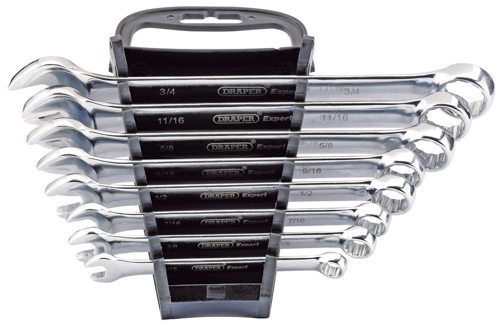 Draper 8PC IMPERIAL COMB.SPAN.SET 85939 Draper Expert HI-TORQÂ® Imperial Combination Spanner Set (8 Piece)