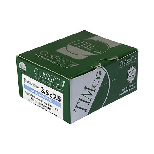 TIMCO Classic Screw PZ1 CSK A2 SS 3.0 x 16 Pack 200