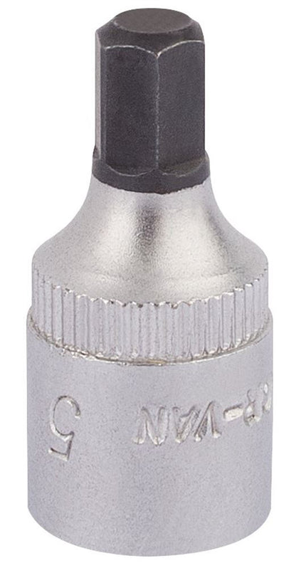 11126 Elora Elora Hexagon Screwdriver Socket, 1/4 Sq. Dr., 5mm 1455-IN 5 1/4 Screwdriver Sockets Professional Trade DIY Workshop Garage Use