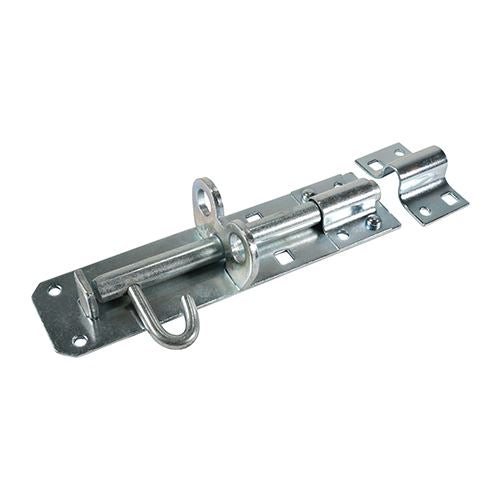 TIMCO Brenton Padbolt Zinc 6" Silver Pack 1