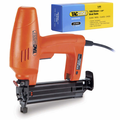 Tacwise 1176 Master Nailer 181ELS Pro Electric Nail Brad Gun + 5000 18g Nails