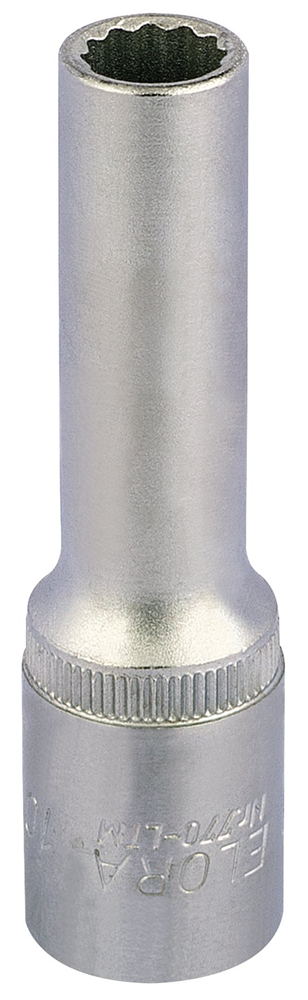 Draper 10MM.BI-HEX DEEP SOCKET 1/2DR 11930 1/2" Sq. Dr. Metric Bi-Hexagon Deep Sockets