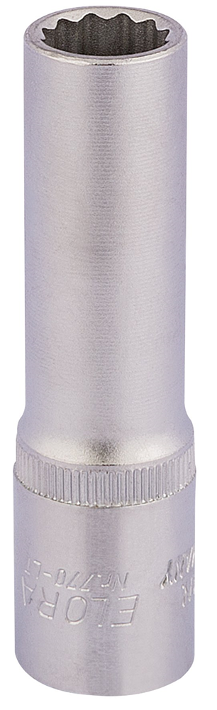 Draper 13MM BI-HEX DEEP SOCKET 1/2DR 11933 1/2" Sq. Dr. Metric Bi-Hexagon Deep Sockets
