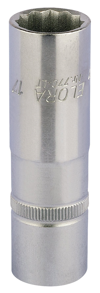 Draper 17MM BI-HEX DEEP SOCKET 1/2DR 11935 1/2" Sq. Dr. Metric Bi-Hexagon Deep Sockets