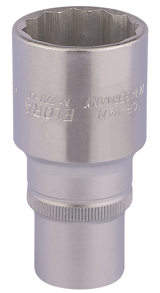 Draper 30MM BI-HEX DEEP SOCKET 1/2DR 11939 1/2" Sq. Dr. Metric Bi-Hexagon Deep Sockets