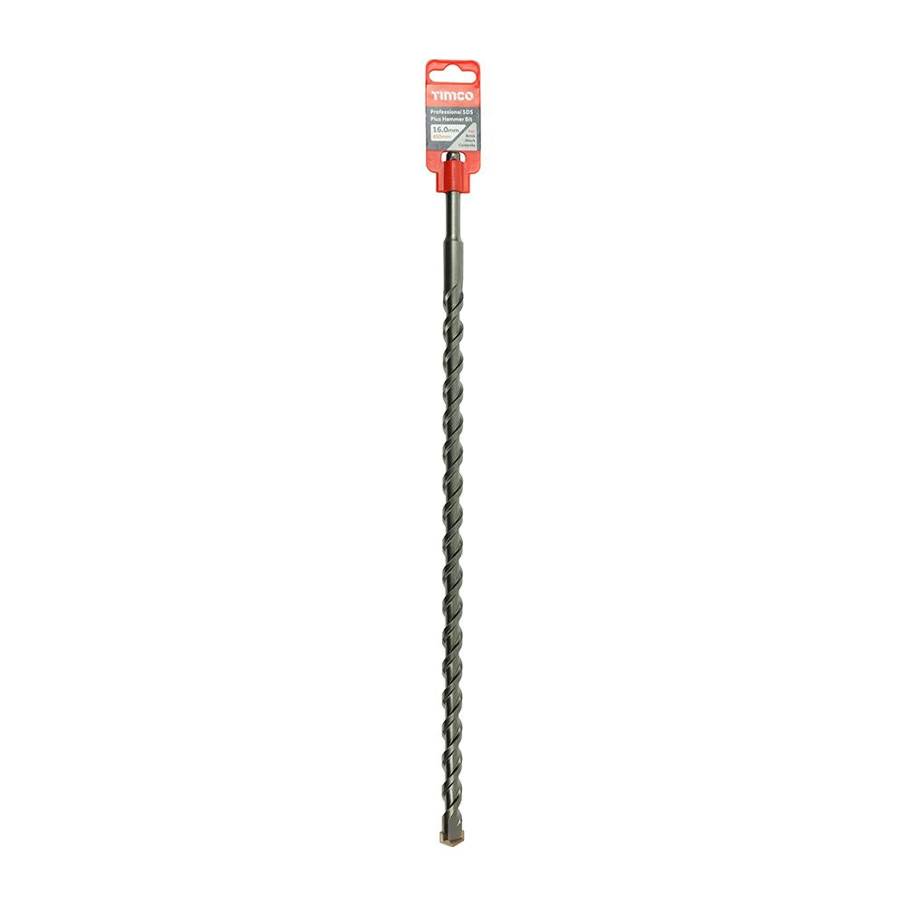 TIMCO Pro SDS Plus Hammer Bits (PGM) 16.0 x 450 Pack 1
