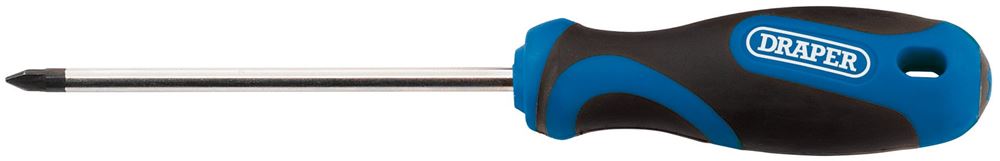 Draper NO.1 X 75MM CROSS S/DRIVER 48931 Soft Grip Cross Slot Screwdrivers