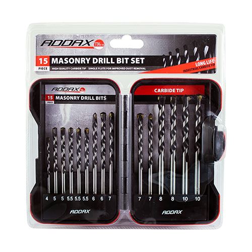 TIMCO Masonry Drill Bit Set 15pc Pack 1