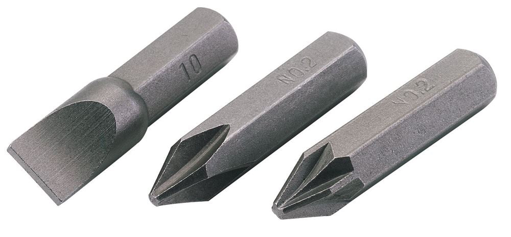 Draper 10MM PLAIN SLOT IMPACT BIT 30912 30912 Impact Screwdriver Bits